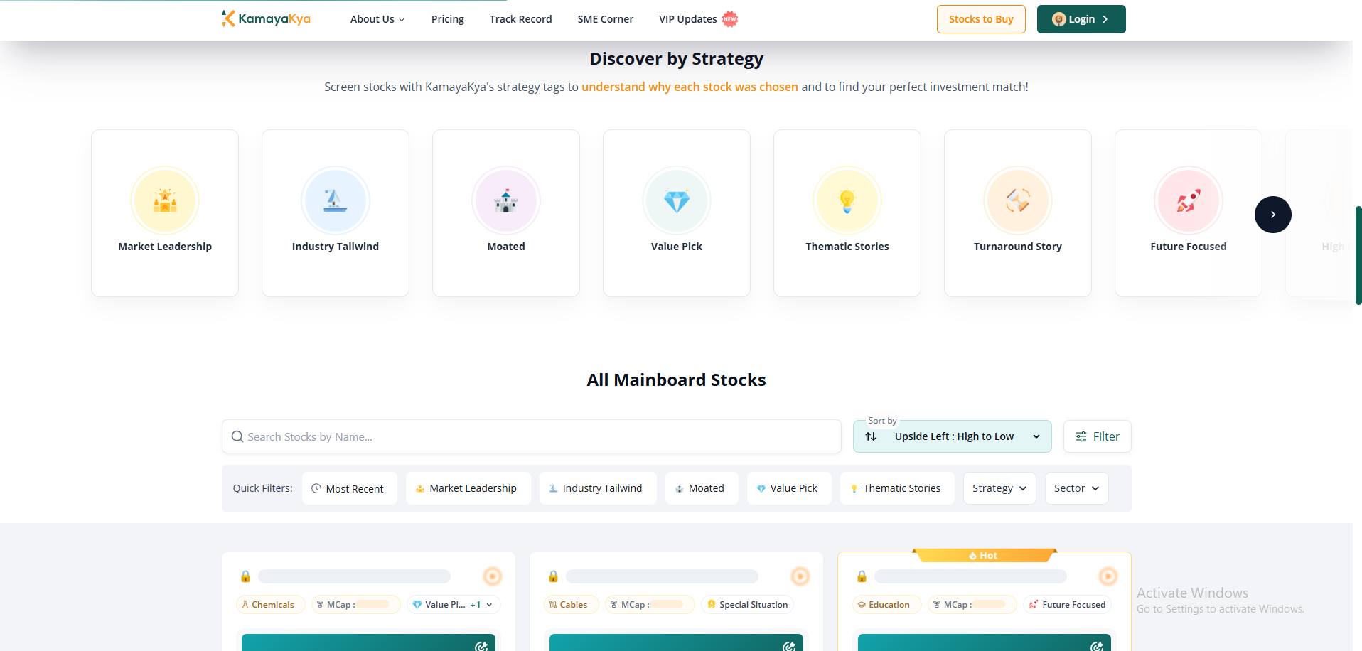 KamayaKya Stock Analysis Platform